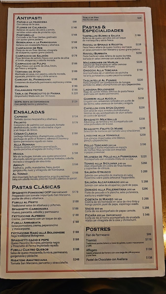 La Pastería Menu - Image 2