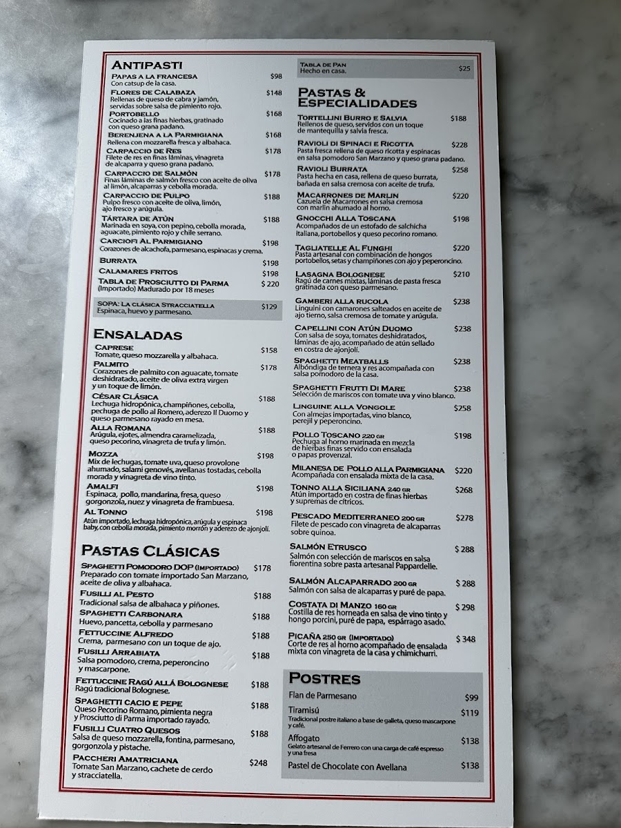 La Pastería Menu - Image 3